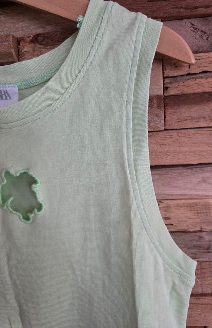 Tee-shirt MC 11-12 ans fille zara neuf - photo numéro 8