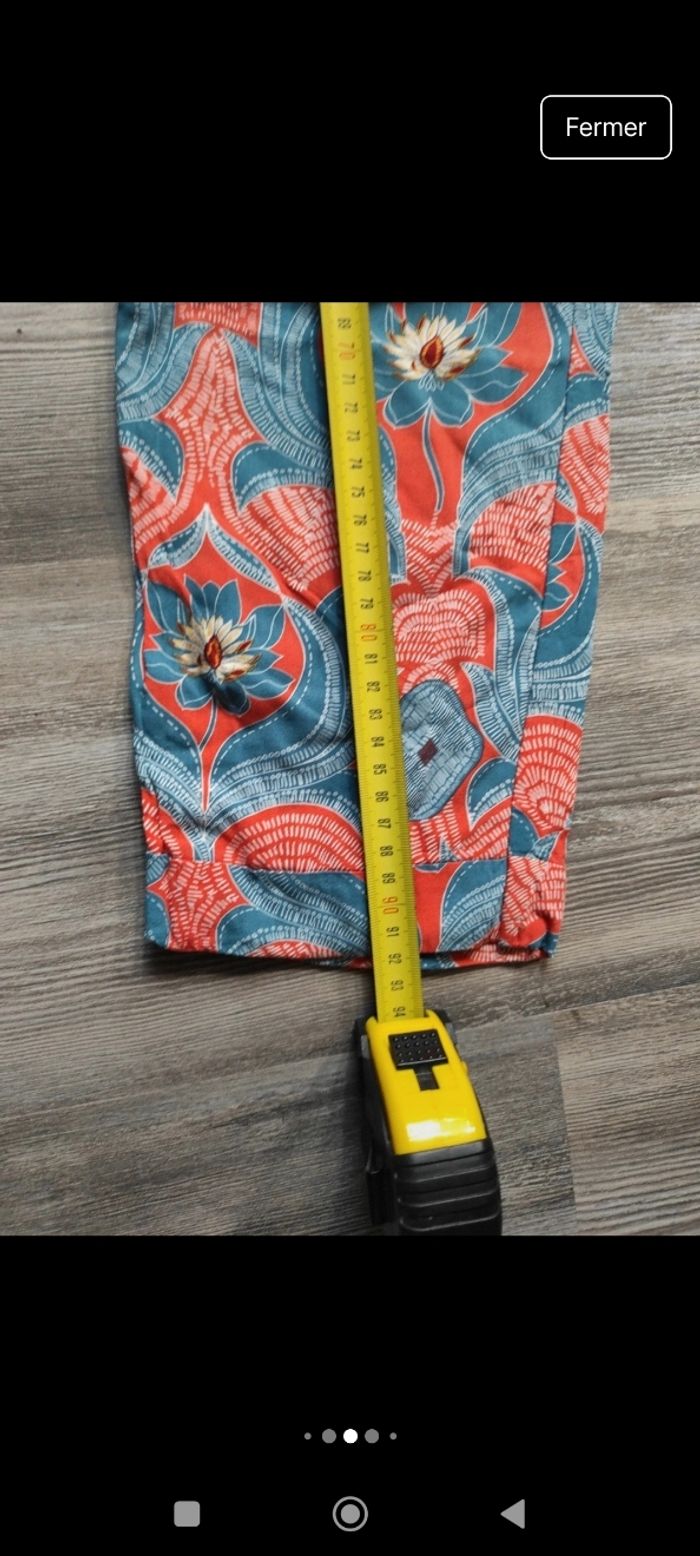 Pantalon fin imprimé Camaïeu - photo numéro 8