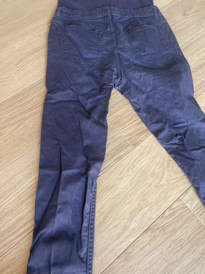Pantalon jean slim maternité grossesse taille 36 gris - photo numéro 7
