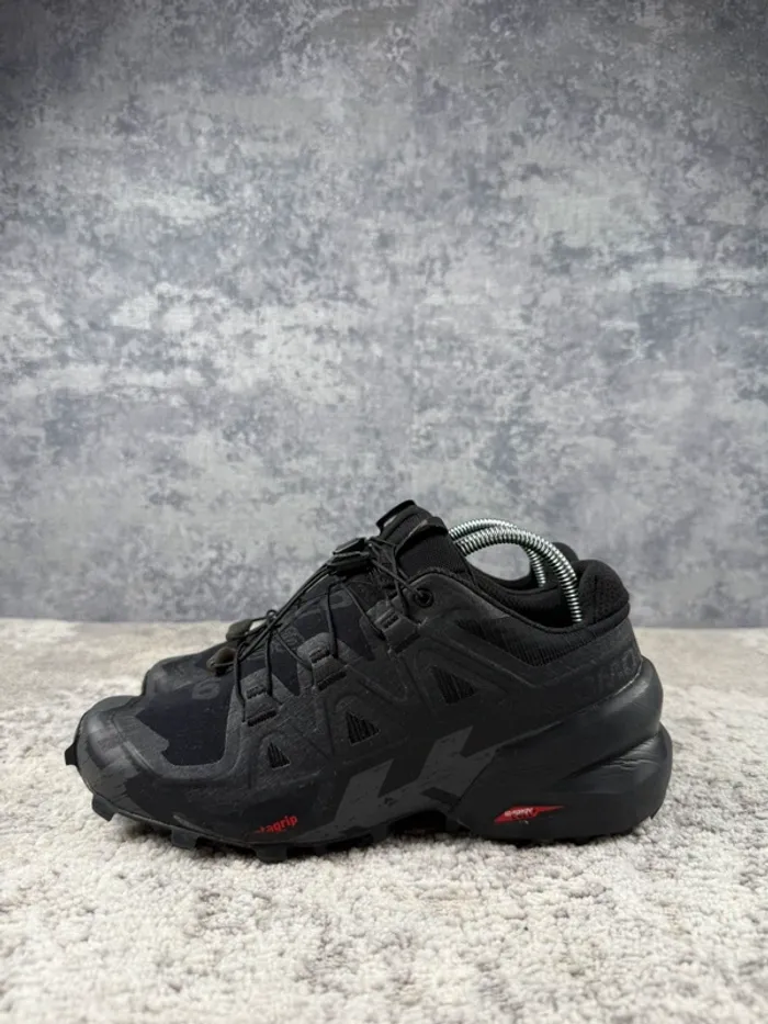 Salomon SpeedCross 6 - Trekking Shoes - Triple Black - photo numéro 5