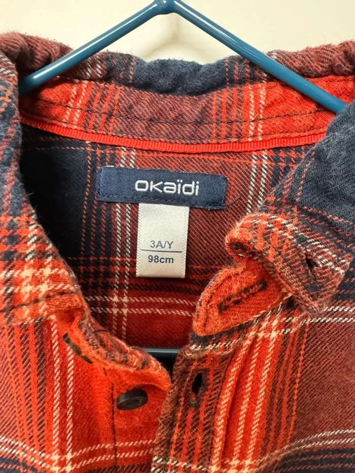 Chemise à carreau || Okaïdi || 3 ans - photo numéro 3