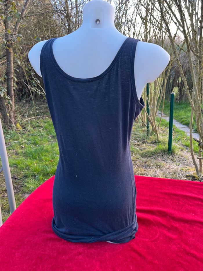 Petite robe coton noir fleur 3D  36 / 38 - photo numéro 2