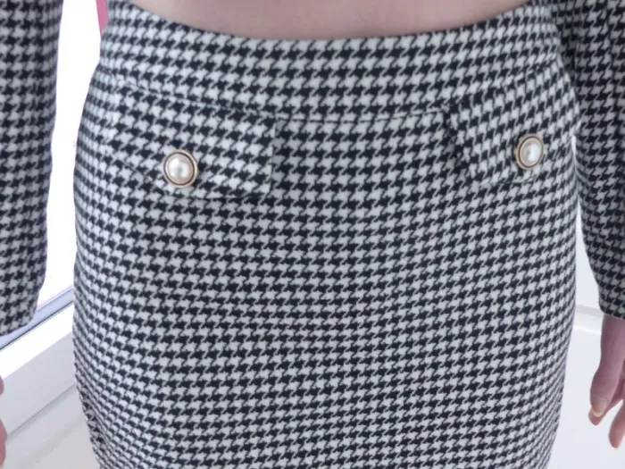 Très bel ensemble crop top veste + jupe courte en S - photo numéro 4