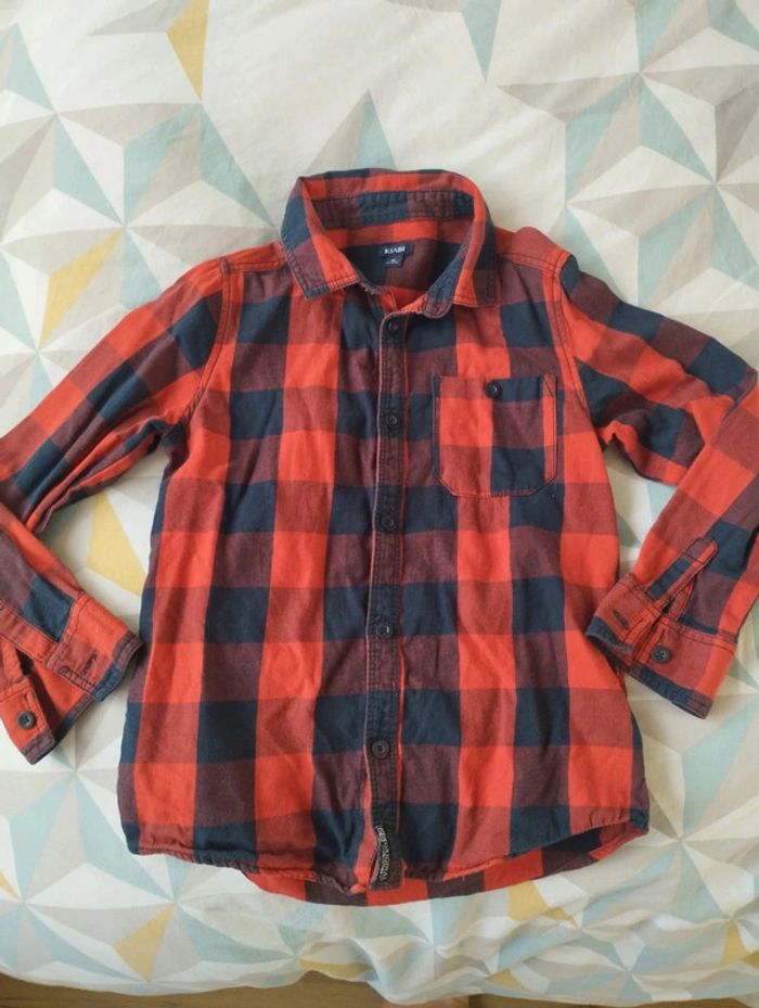 Lot de 3 chemises à carreaux garçon 8 ans - photo numéro 9
