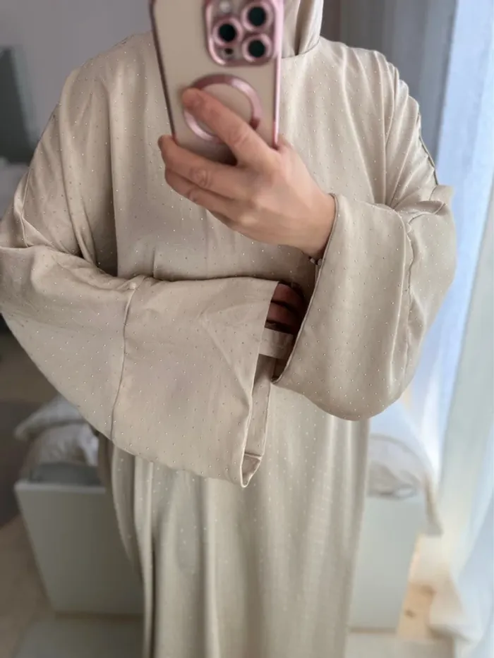 Abaya Elmira beige - photo numéro 3