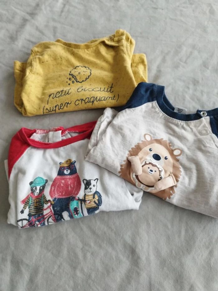 Lot haut manche longue