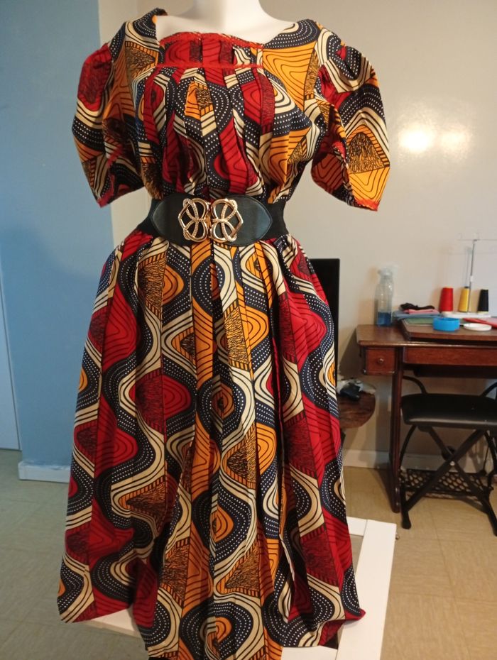 Robe multicolore femme - photo numéro 4