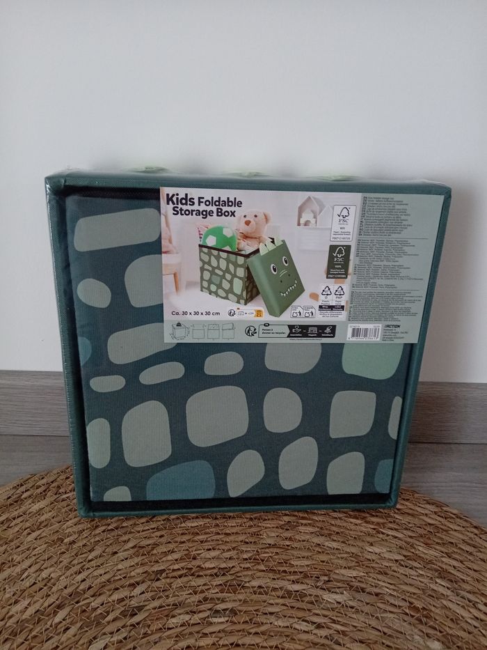 Boite de rangement pliable pour enfant - photo numéro 2