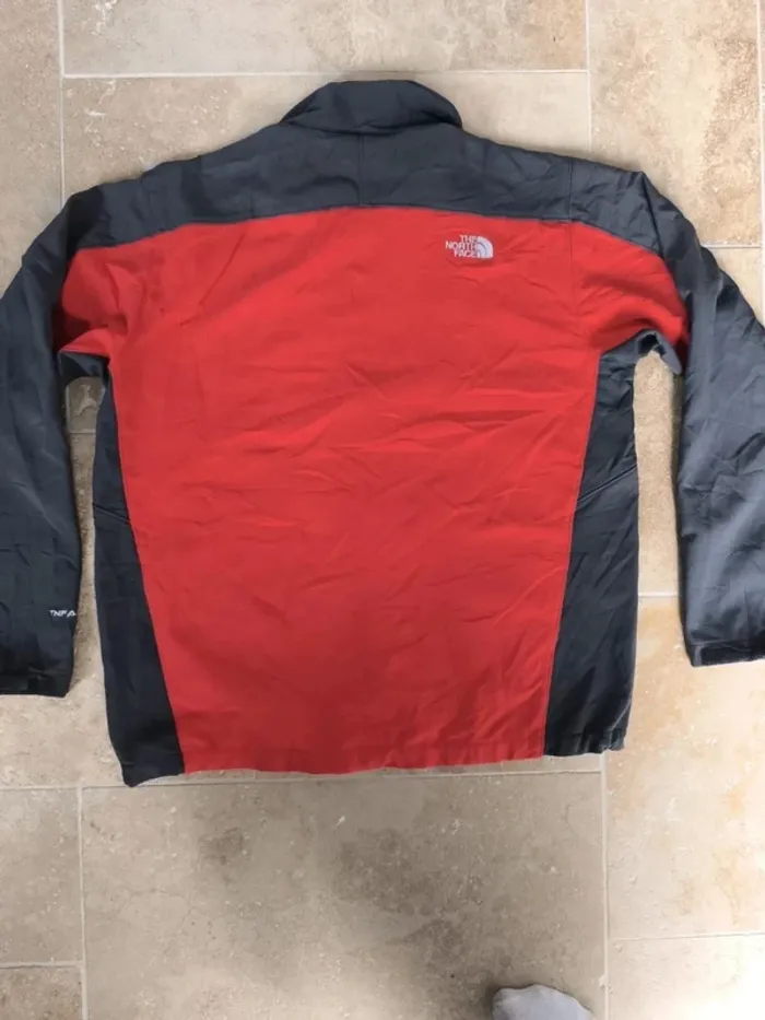 Jacket The North face XL Homme rouge/gris logo blanc Apex Y2K - photo numéro 11