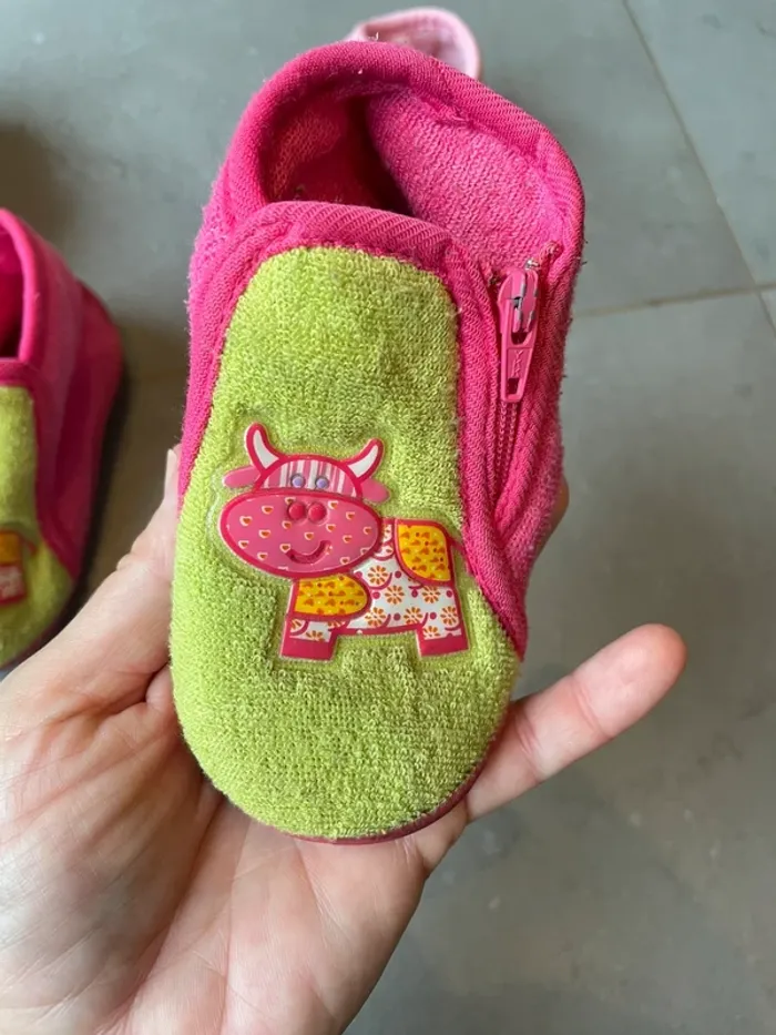 Lot chaussons bébé hiver fille - photo numéro 5