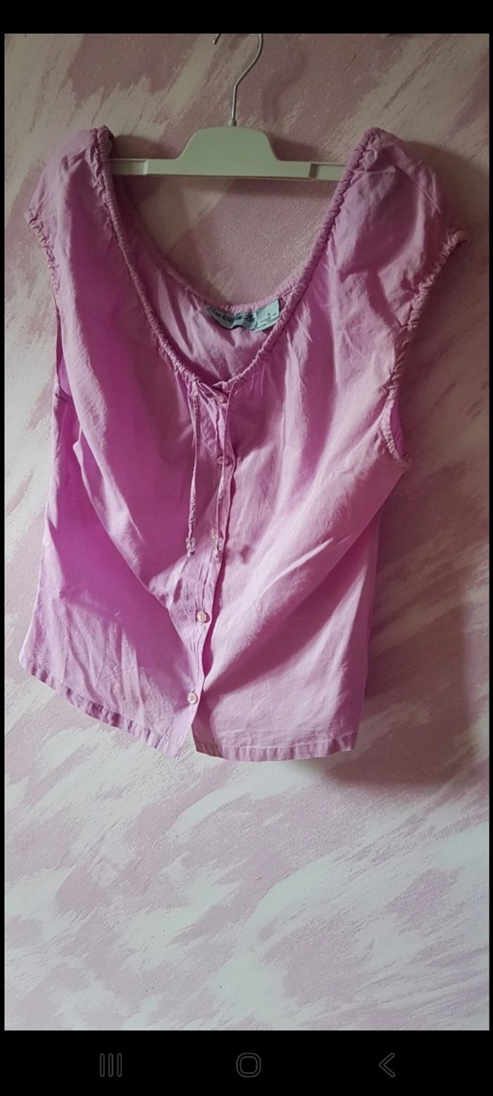 Top rose taille S - photo numéro 2