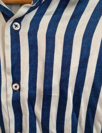 Chemise Zara, satinée à rayures