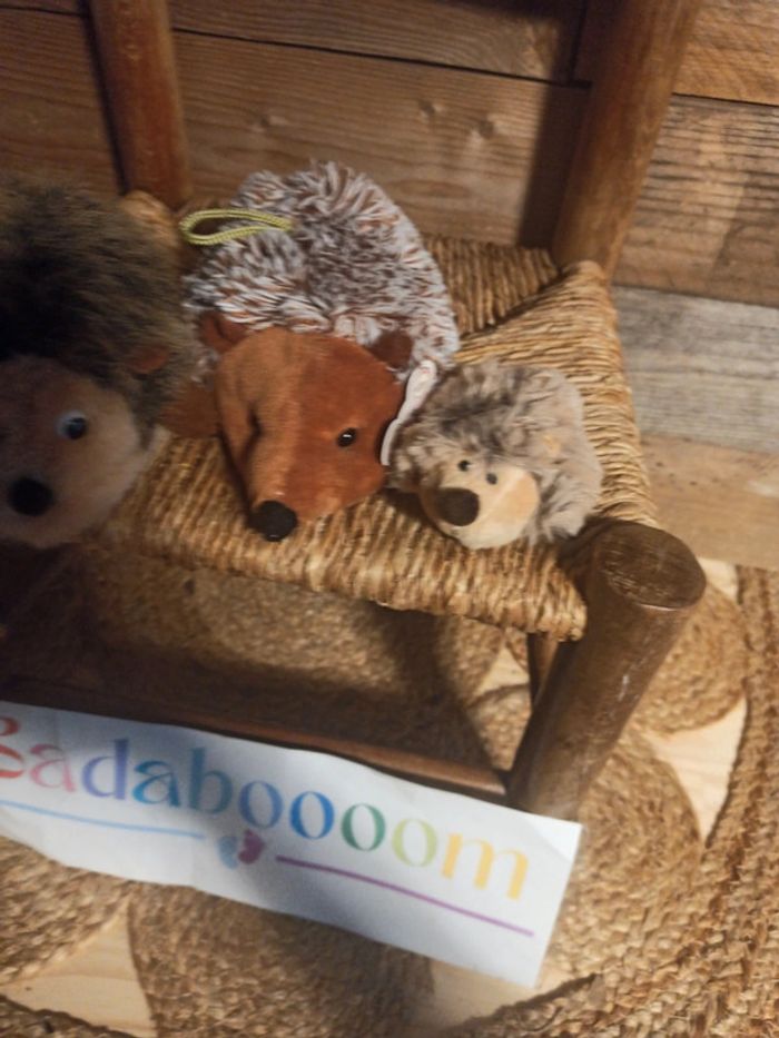 Peluche petits hérissons tbe - photo numéro 3