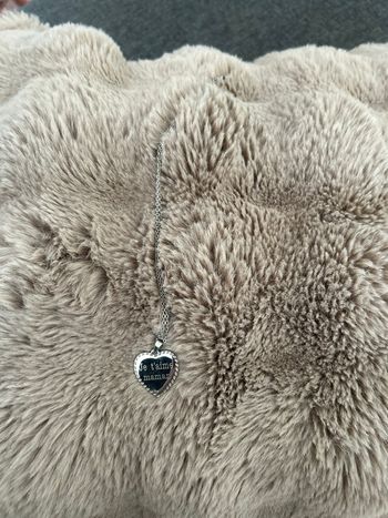 Collier Pendentif cœur Je t'aime maman 