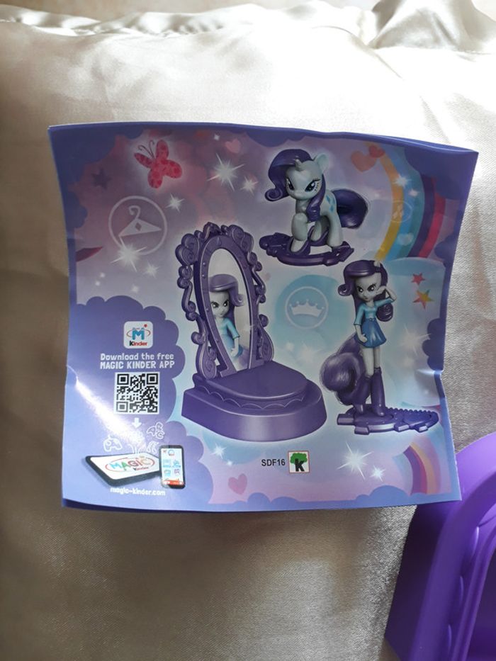 Figurine Kinder Suprise My Little Pony + BPZ - SDF16 - photo numéro 3