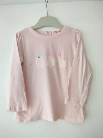 (a) t-shirt rose clair DPAM 24m