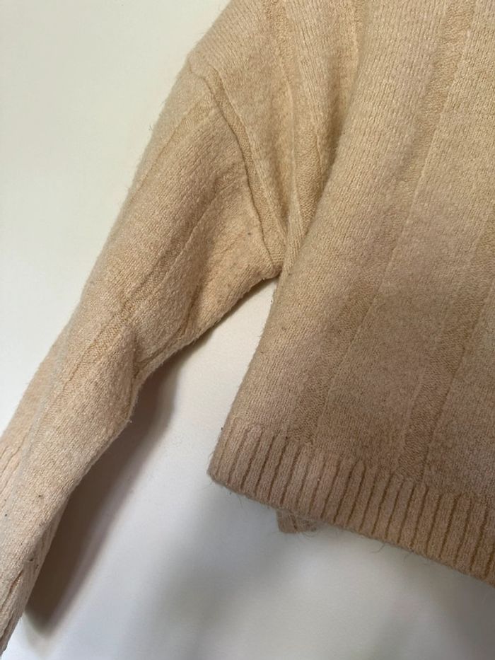 Pull beige Zara taille L - photo numéro 5