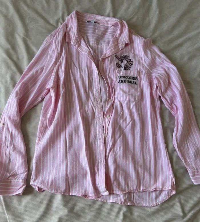 Chemise rose licorne tally weijl taille xl