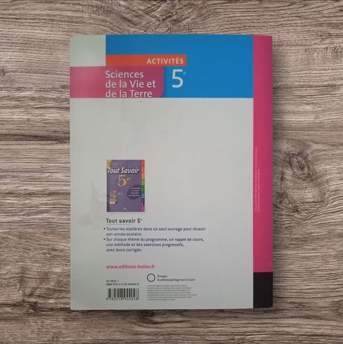 Sciences de la vie et de la terre ( 5 e) - photo numéro 2