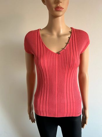 Haut rose à manches courtes Morgan taille XS TBE