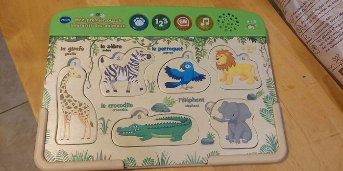 Mon premier puzzle interactif des animaux