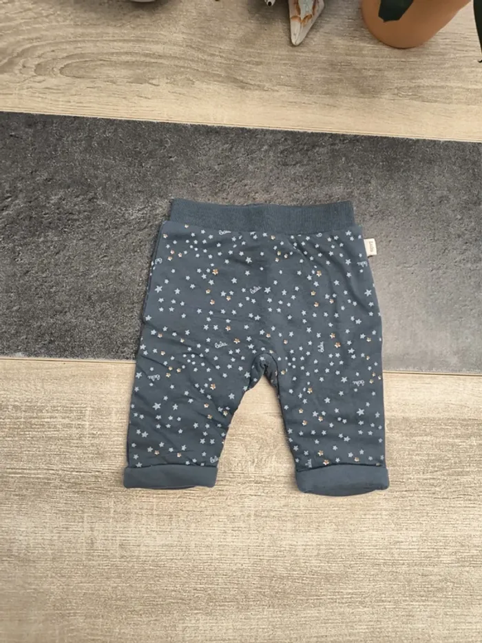 Pantalon legging doublé garçon 6 mois Lulu castagnette - photo numéro 2