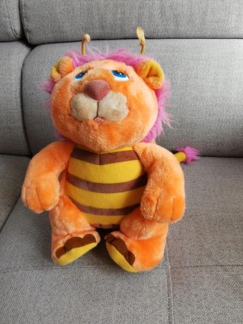 Peluche vintage 1984 Wuzzles Bumble lion Hasbro 30cm