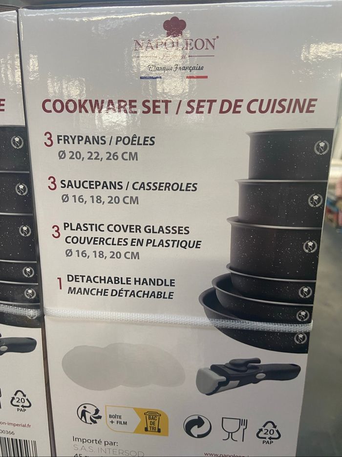 Batterie de cuisine Napoleon 10pcs neuf sans pfoa - photo numéro 2