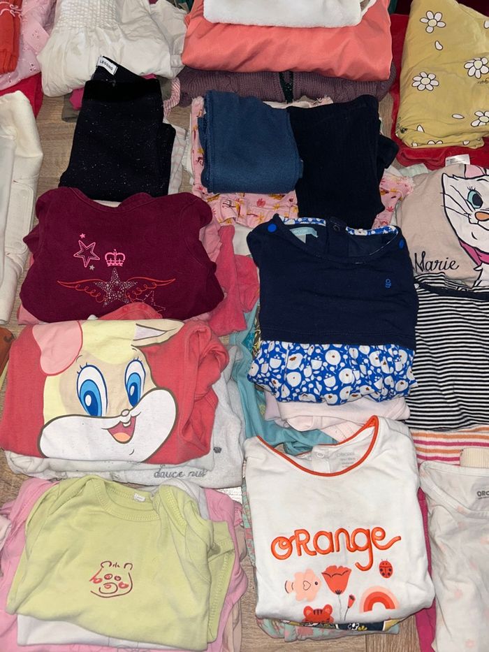 Gros lot de 100 vêtements fille - photo numéro 4