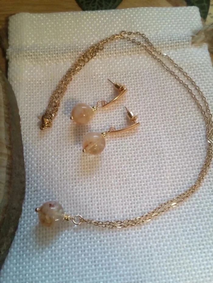 Parure citrine💛. - photo numéro 3
