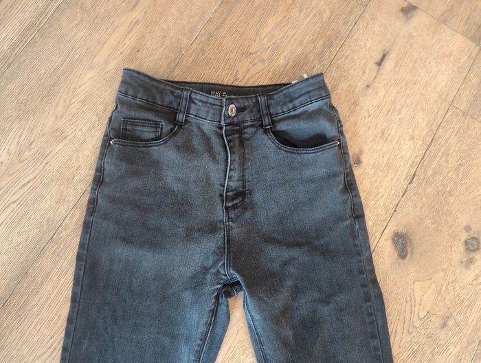 Jean noir taille haute flare ikks 14 ans - photo numéro 3