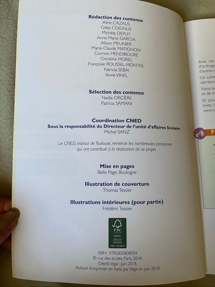 Les cahiers de vacances du CNED - De la GS au CP - maths, francais, anglais - photo numéro 6