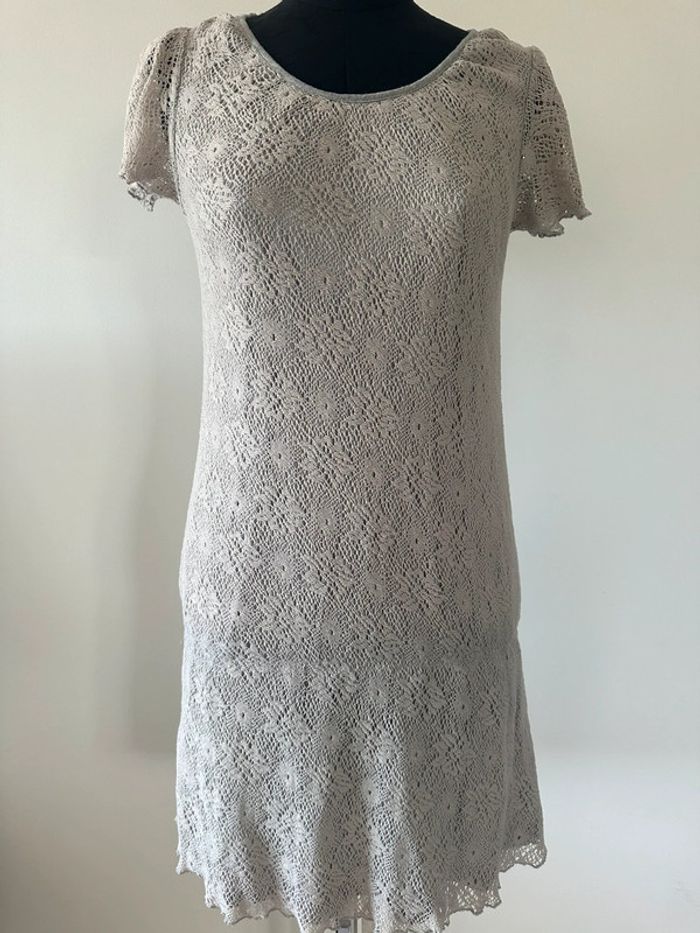 Robe grise dentelle Molly Bracken