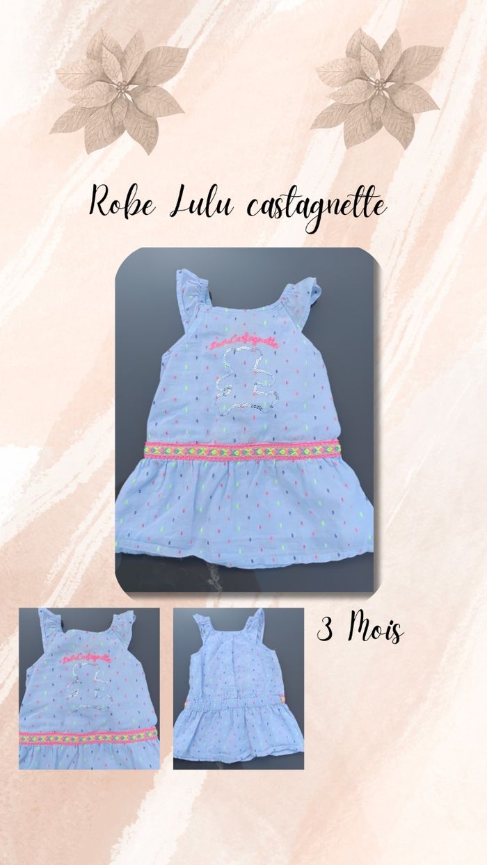 Robe bébé fille Lulu castagnette