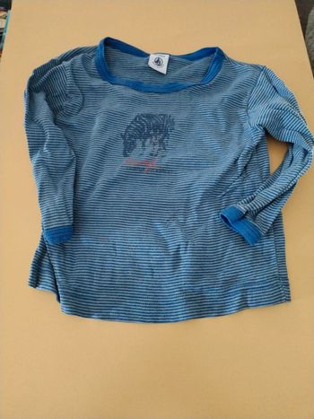 Tee shirt petit bateau 2 ans W