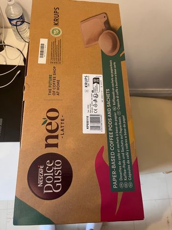 Cafetière Dolce Gusto Neo Latte Blanche