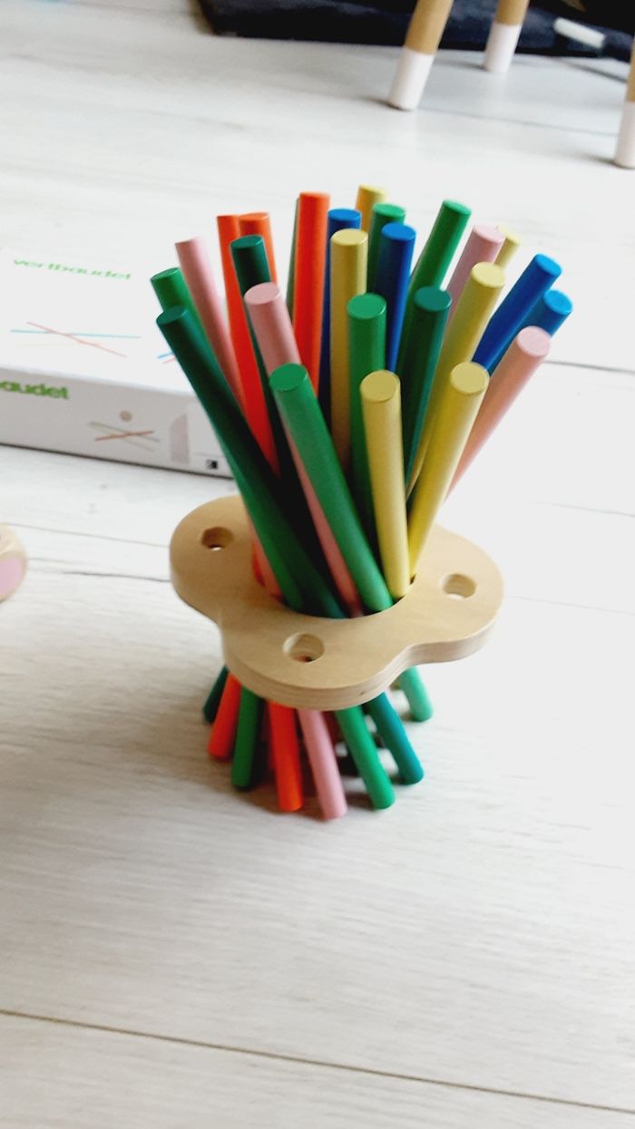 Jeu jouet en bois jeu des baguettes Vert Baudet Neuf - photo numéro 2