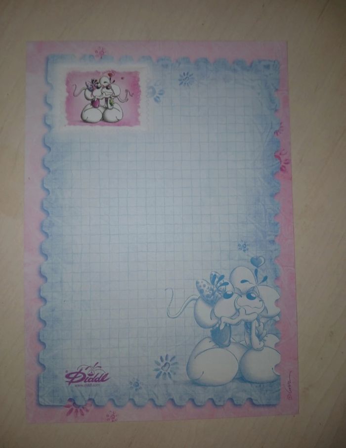 Diddl - Feuille A5 neuve - 0,40€