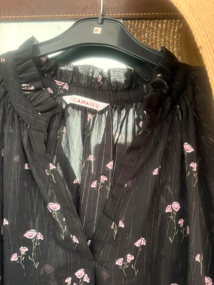 Jolie blouse translucide de la marque camaïeu - photo numéro 3