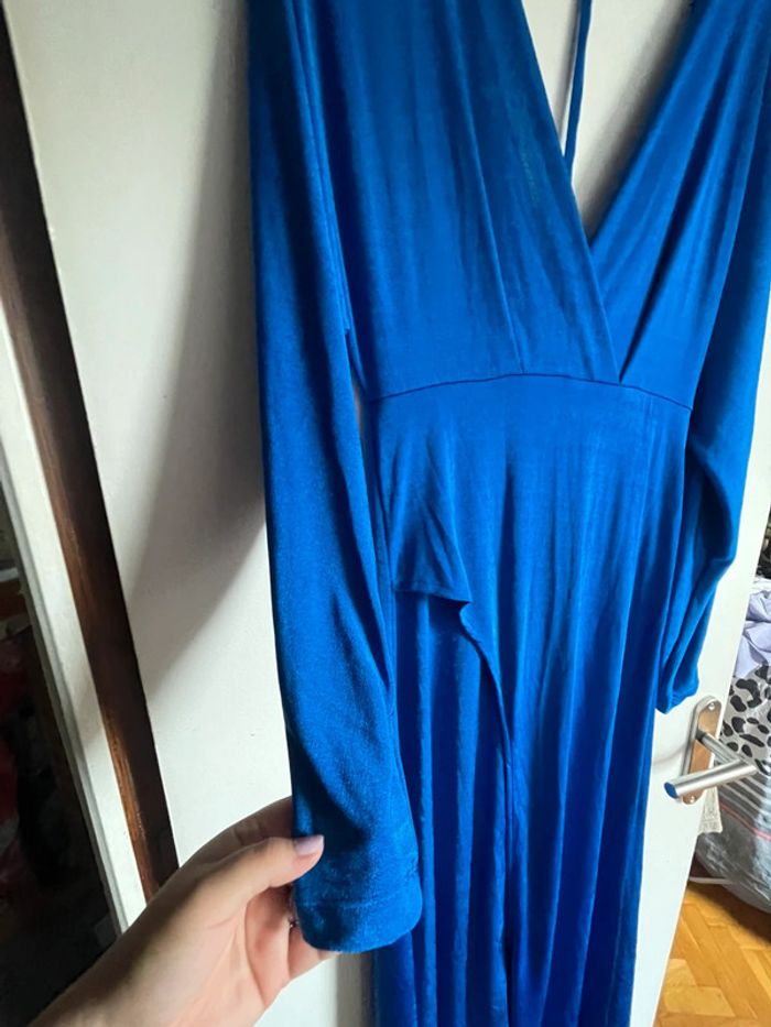 Robe bleu fluide longue N’a kd - photo numéro 2