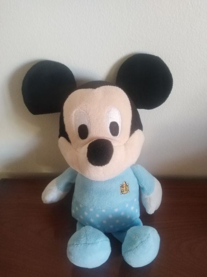 Peluche mickey boîte à musique