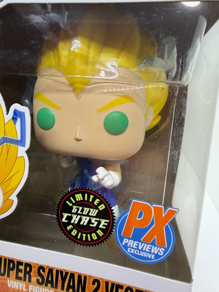 Funko Pop Dragon Ball Super Saiyan 2 Vegeta 709 Glow Chase PX 🇺🇸