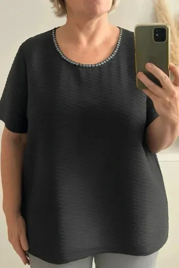 Tee shirt noir - Taille 46