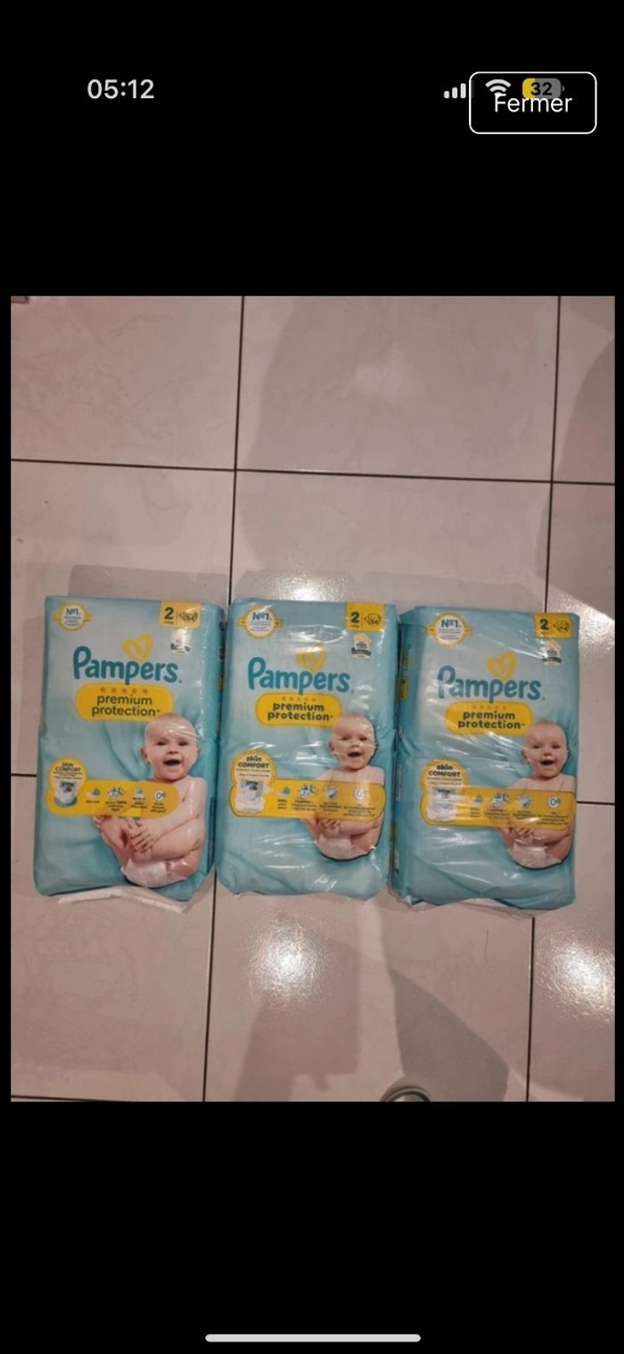 162 couches Pamper taille 2