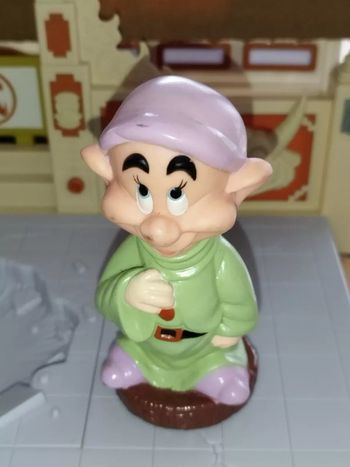 Pouet vintage Nain Simplet Blanche neige disney Dwarfs figure Dopey Snow White