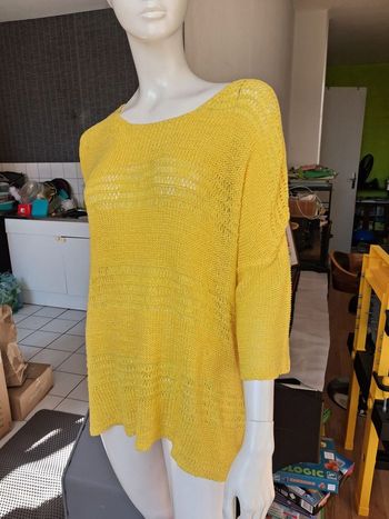 Pull jaune Jacqueline Riu