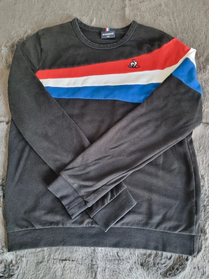 Sweat Le Coq Sportif noir, 14 ans Enfant - photo numéro 2