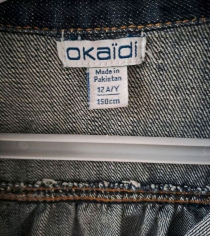 Veste en jean fille Okaidi - photo numéro 3