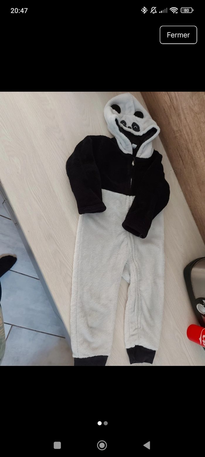 Sur pyjama panda Tex 36mois