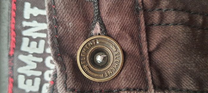 Jean's marron "Elément Boom" taille XS - photo numéro 2